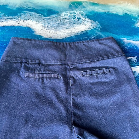 NWOT Lulu B Capri Denim Stretch Legging with Crystal Rivets Sz 4 - Picture 8 of 15